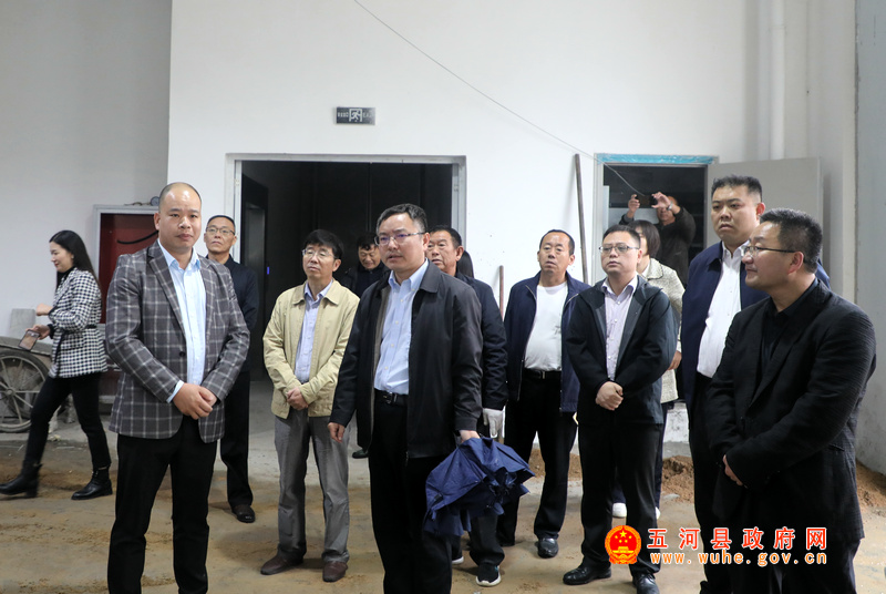 刘中原率队调研督导重点项目建设_五河县人民政府