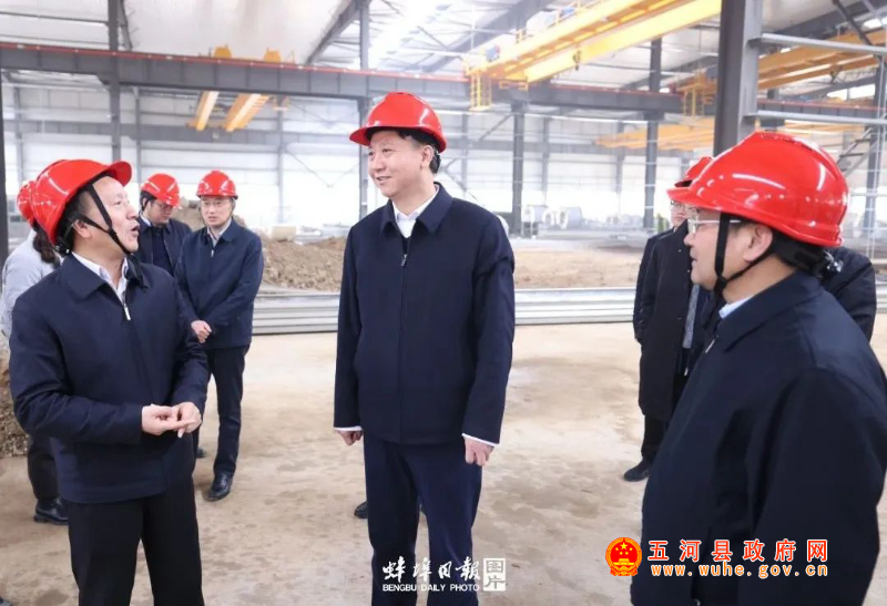 黄晓武在五河县调研